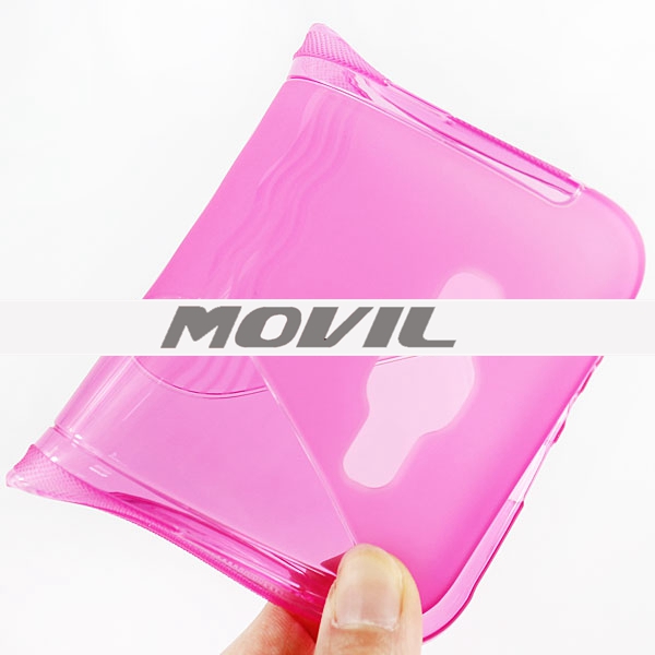 NP-2042 Transparente tpu funda para Samsung E7-6